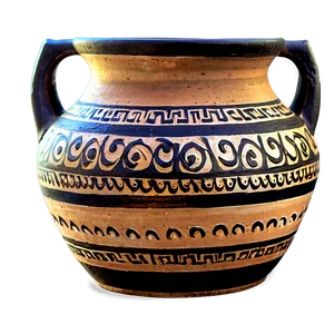 Classic Greek Pottery Png Ope PNG Image