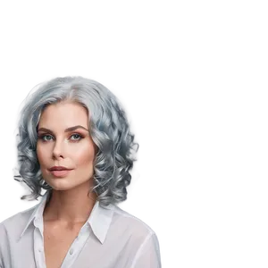 Classic Grey Hairdo Png Xak74 PNG Image