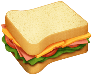 Transparent Emoji Thinking Png - Sandwich Emoji Png, Png Download PNG with transparent background