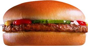 Classic Hamburger Mc Donalds PNG Image