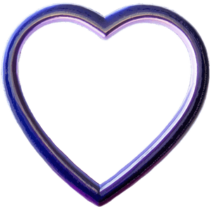 Classic Heart Outline PNG ner61 PNG