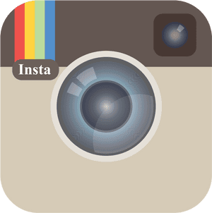 Classic Instagram Icon PNG image with transparent background