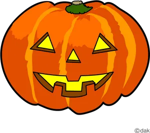 Classic Jack O Lantern Carving PNG Image