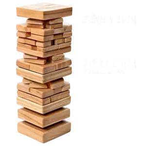 Classic Jenga Game Png Xip63 PNG Image