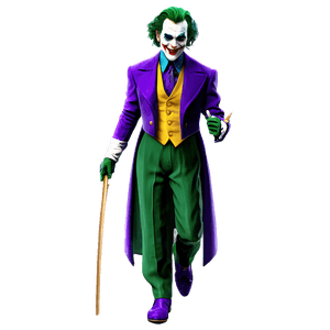Classic Joker Character PNG inb41 PNG image with transparent background