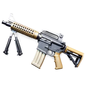 Classic M16 Rifle Png Sbr PNG Image