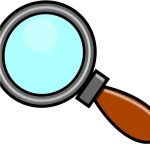 Classic Magnifying Glass Icon PNG Image