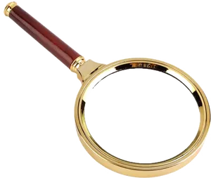 Classic Magnifying Glass PNG Image