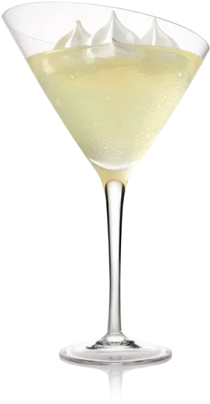 Classic Martini Cocktail Glass PNG Image