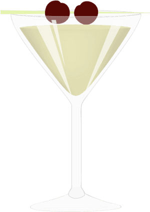 The Mixologist Sticker Pack - Martini Glass, HD Png Download PNG with transparent background