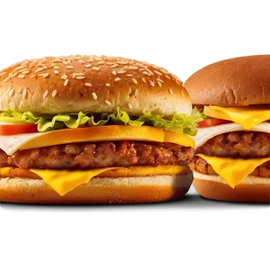 Classic Mcdonalds Burger Png Lvo PNG Image