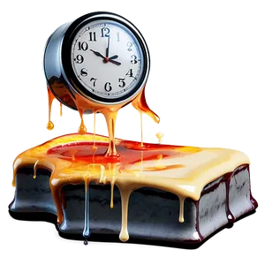 Classic Melting Clock Reproduction Png 23 PNG Image