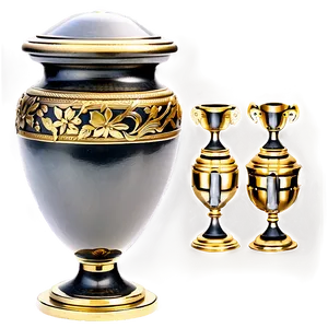 Classic Memorial Urn Png Hge PNG Image