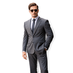 Classic Men's Business Suit PNG 06212024 PNG