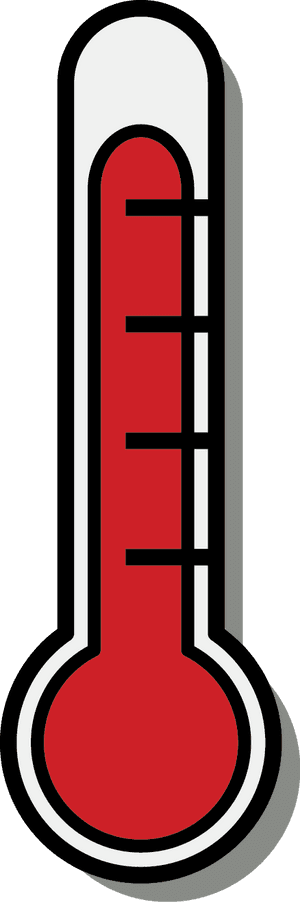 Heat Clipart Thermometer - Thermometer Clipart Transparent, HD Png Download PNG with transparent background