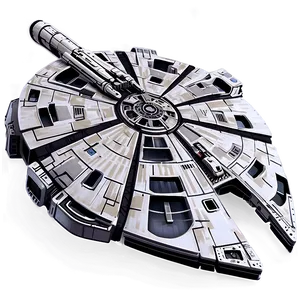 Classic Millennium Falcon Design Png 80 PNG Image