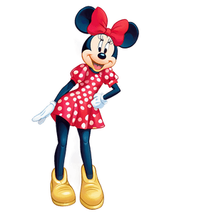 Classic Minnie Mouse Pose PNG 05032024 PNG image with transparent background