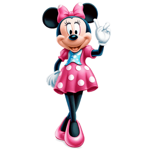 Classic Minnie Mouse Pose PNG imx PNG image with transparent background