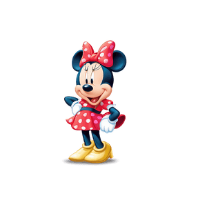 Classic Minnie Mouse Pose PNG ogx PNG image with transparent background