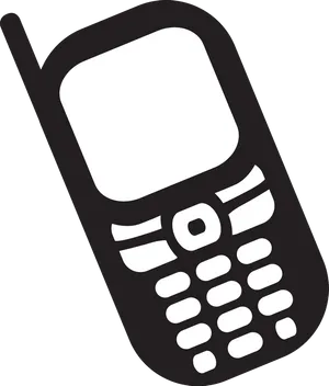 Classic Mobile Phone Icon PNG Image