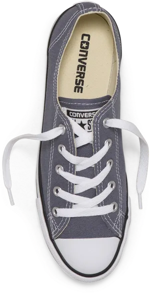 Classic Navy Converse Sneaker PNG Image