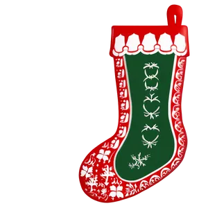 Classic Noel Stocking Png Dny73 PNG Image