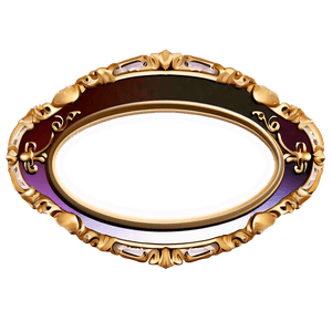 Classic Oval Frame PNG onc84 PNG image with transparent background