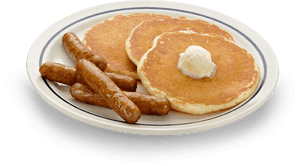 Pancakes And Sausage Links, HD Png Download PNG image with transparent background