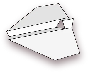 Classic Paper Plane Illustration PNG Image