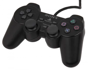 Classic Play Station Controller Image PNG Image