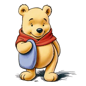 Classic Pooh Sketch Png 69 PNG Image