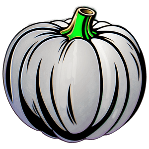 Classic Pumpkin Outline Design PNG bmu PNG
