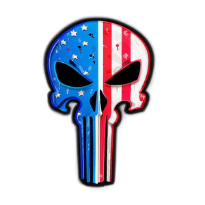 Classic Punisher Skull Icon PNG 30 PNG with transparent background
