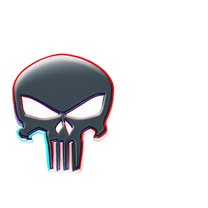 Classic Punisher Skull Icon PNG snc67 PNG with transparent background