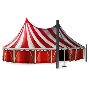 Classic Red And White Circus Tent Png Psc PNG Image