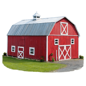 Classic Red Barn PNG 05242024 PNG