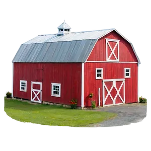 Classic Red Barn Png 05242024 PNG Image