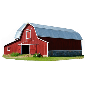 Classic Red Barn PNG 05242024 PNG