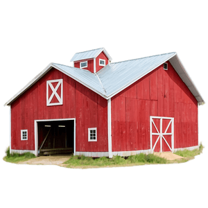 Classic Red Barn PNG tlc PNG