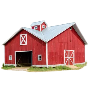 Classic Red Barn Png Tlc PNG Image