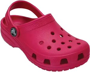 Classic Red Crocs Clog.png PNG Image