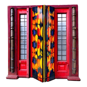 Classic Red Door PNG qob PNG