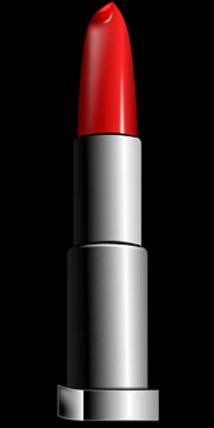 Classic Red Lipstick Product PNG with transparent background