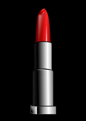 Classic Red Lipstick Product PNG with transparent background