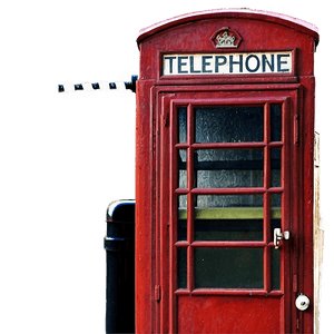 Classic Red Telephone Box England PNG 06242024 PNG