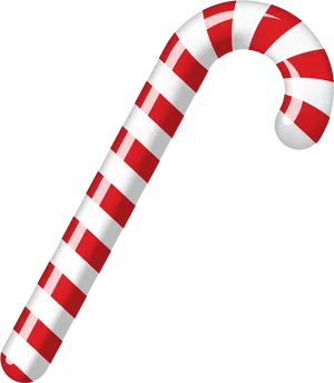 Classic Redand White Candy Cane PNG Image