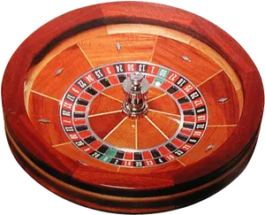 Classic Roulette Wheel PNG Image