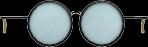 Blue Round Glasses Roblox, HD Png Download PNG