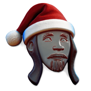 Classic Santa Hat Outline PNG xux61 PNG