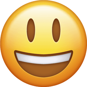 Whatsapp Single Emoji Png - Transparent Background Happy Emoji Png, Png Download PNG with transparent background